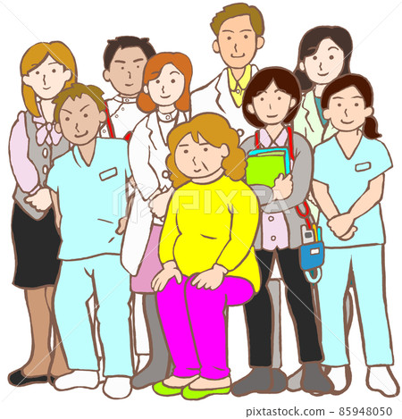 Psychiatric women with bipolar disorder and multidisciplinary support team 85948050
