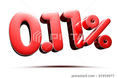 0.11 percent. 0.11 percent. 85950977