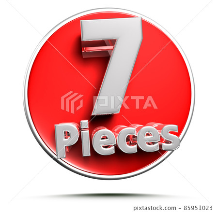 7 pieces. 85951023