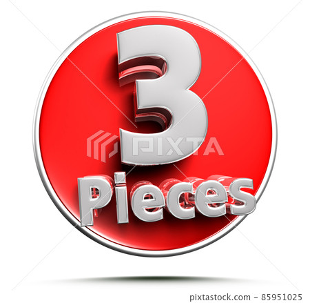 3 pieces. 85951025