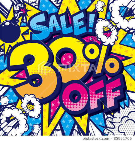 30% 折扣 POP 材料 85951706