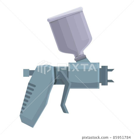 Powder sprayer icon cartoon vector. Paint gun 85951784