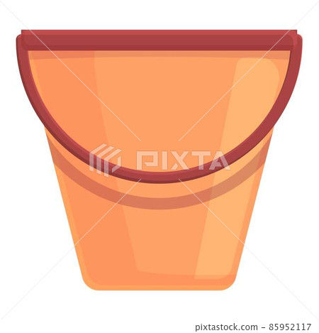 Cleaning water bucket icon cartoon vector. Household professional Cleaning water bucket icon cartoon vector. Household professional 85952117