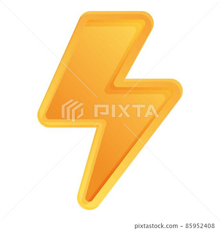 Bolt gameplay icon cartoon vector. Interface gold Bolt gameplay icon cartoon vector. Interface gold 85952408