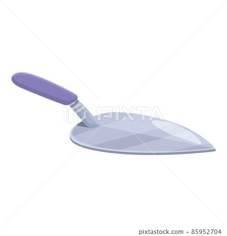Steel trowel icon cartoon vector. Wall cement 85952704