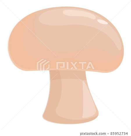Zinc mushroom icon cartoon vector. Mineral food Zinc mushroom icon cartoon vector. Mineral food 85952734