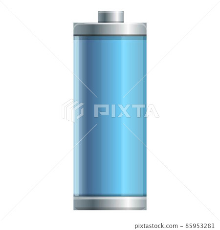 Battery icon cartoon vector. Energy recharge Battery icon cartoon vector. Energy recharge 85953281