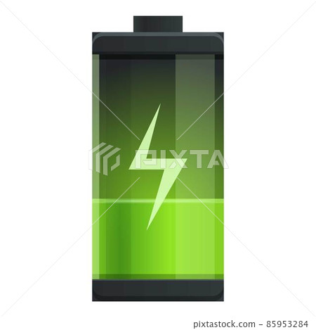Charge battery icon cartoon vector. Charger energy Charge battery icon cartoon vector. Charger energy 85953284