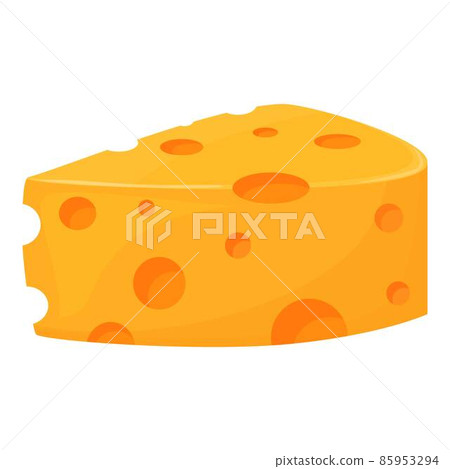 Cheese icon cartoon vector. Shop product 85953294
