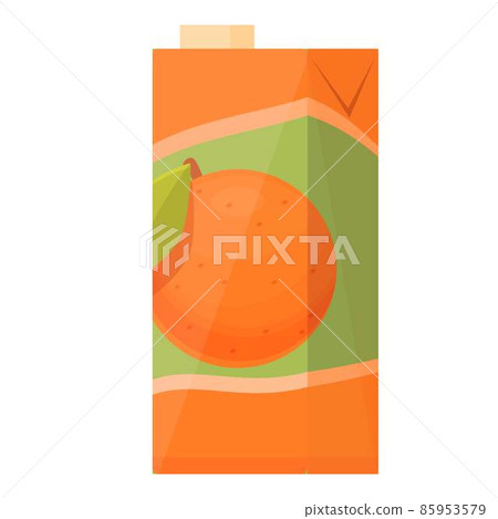 Orange juice icon cartoon vector. Fresh drink Orange juice icon cartoon vector. Fresh drink 85953579