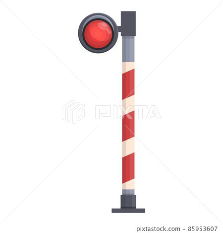 Tunnel railway icon cartoon vector. Rail traffic 85953607