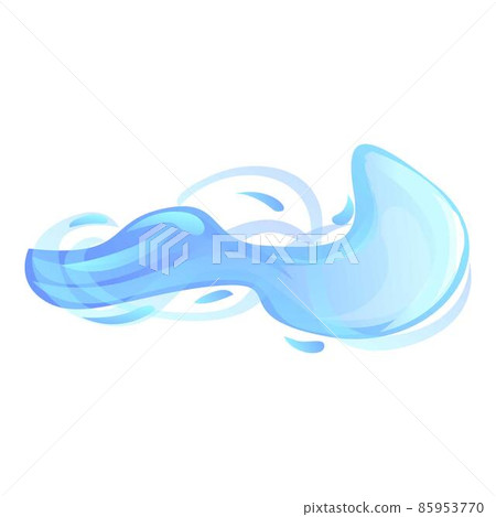 Gun flash muzzle icon cartoon vector. Shot effect 85953770