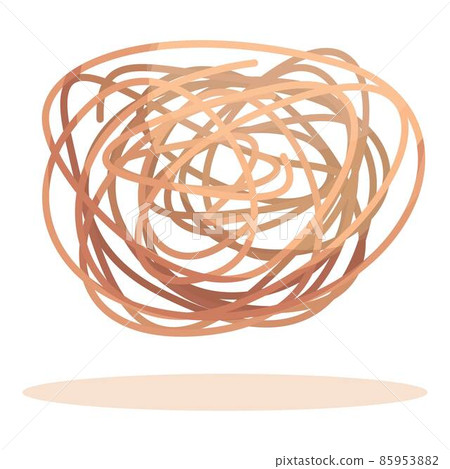 Sand tumbleweed icon cartoon vector. Desert ball Sand tumbleweed icon cartoon vector. Desert ball 85953882
