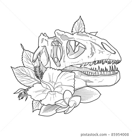 dino holding flower tattooTikTok Search