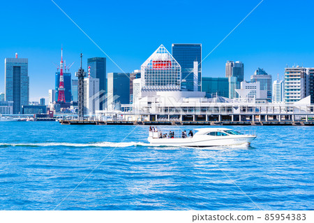 Tokyo Scenery around Tokyo Tower and Harumi 85954383