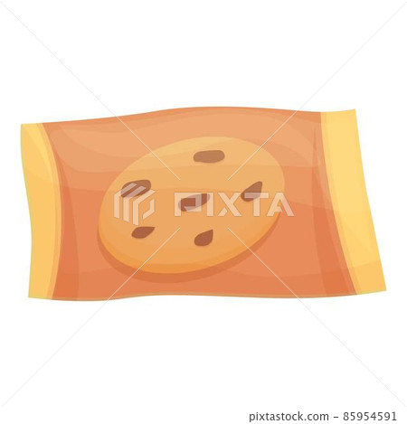 Fruit cookies icon cartoon vector. Chocolate cake 85954591