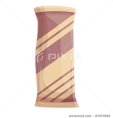 Bag of chips icon cartoon vector. Potato snack Bag of chips icon cartoon vector. Potato snack 85954666