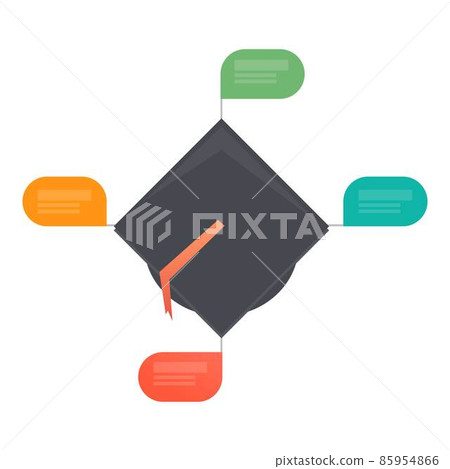 Educational projecticon cartoon vector. Time schedule Educational projecticon cartoon vector. Time schedule 85954866