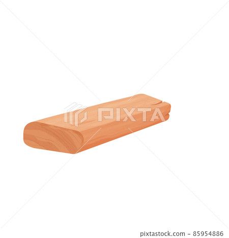 Chandan or sandalwood piece aromatherapy ingredient detailed in cartoon style isolated on white background. Cut part, close up, medical plant. Chandan or sandalwood piece aromatherapy ingredient detailed in cartoon style isolated on white background. Cut part, close up, medical plant. 85954886