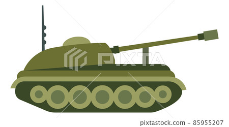Armored infantry fightning vehicle. Green military transport Armored infantry fightning vehicle. Green military transport 85955207