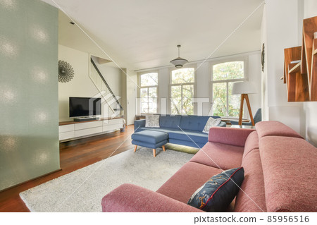 Luxury and beautiful living room interior design 85956516