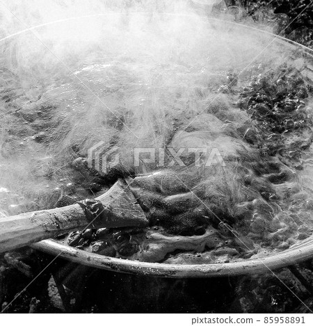 Photography to theme beautiful tasty soup Shurpa 85958891