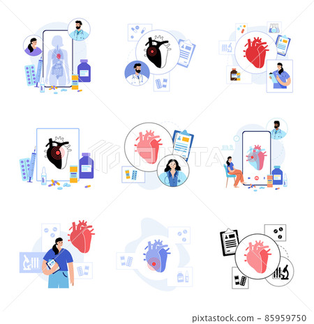 Heart medical set 85959750