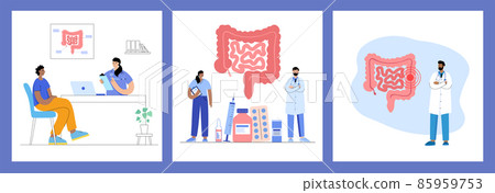 Intestine medical set 85959753