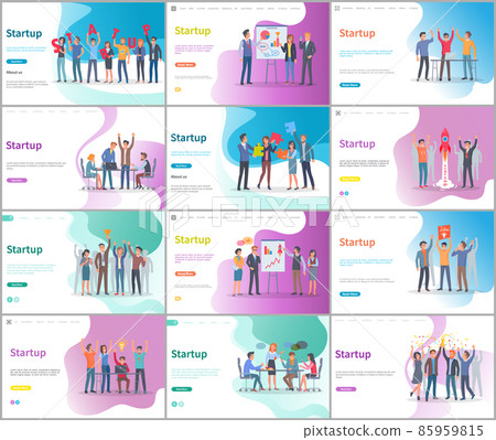 Startup Presentation on Conference with Investors 85959815