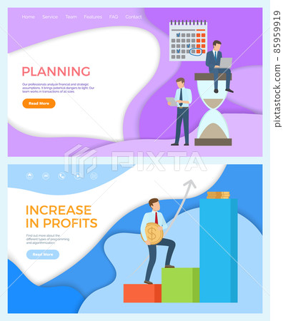 Increase in Profits and Planning of Business Set Increase in Profits and Planning of Business Set 85959919