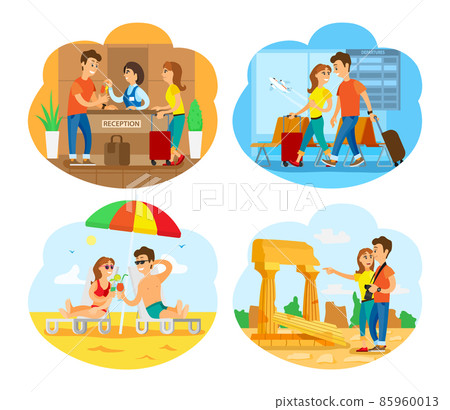 People on Vacation, Airport Seaside and Old Town People on Vacation, Airport Seaside and Old Town 85960013
