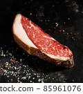 Raw steak of marbled beef Black Angus. 85961076