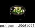 Chuka salad with peanut sauce. 85961095