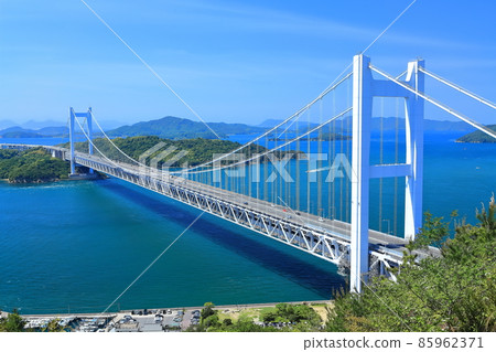Fresh green Shimotsuisetoo Bridge (Setoo Bridge) Fresh green Shimotsuisetoo Bridge (Setoo Bridge) 85962371