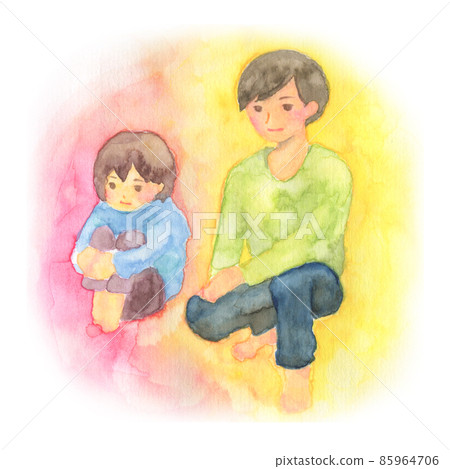 Adults watching over children 85964706