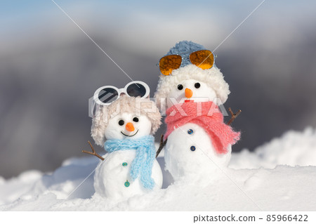 一對雪人 一對雪人 85966422