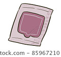 Cleansing sheet hand-drawn illustration 85967210