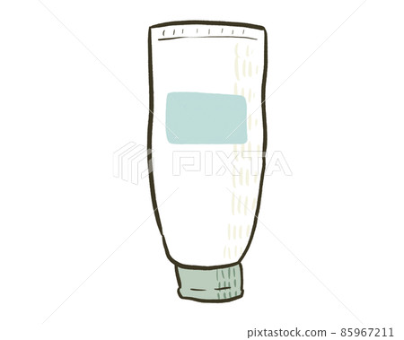 Cleansing cream hand drawn illustration Cleansing cream hand drawn illustration 85967211