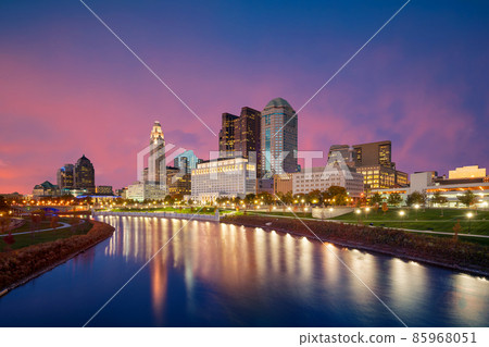 View of downtown Columbus Ohio Skyline 85968051
