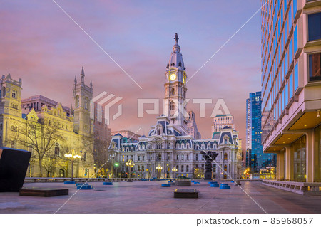 Philadelphia's landmark historic City Hall building Philadelphia's landmark historic City Hall building 85968057