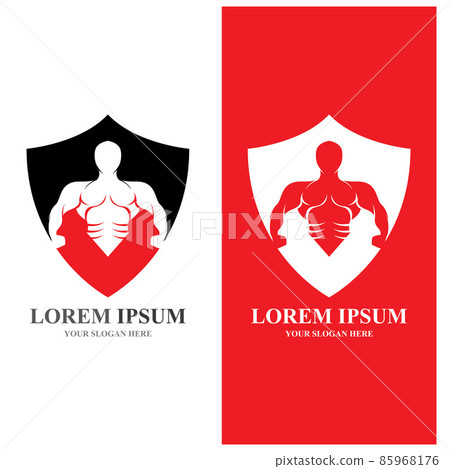 Gym Badge  Fitness Logo Design Vector object and Icons for Sport 85968176