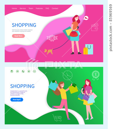Shopping Plans about Buying New Things Vector Shopping Plans about Buying New Things Vector 85969569