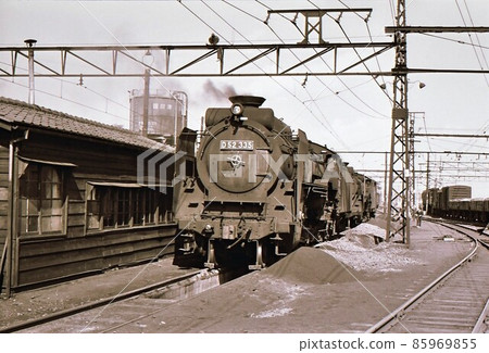 1968 Gotemba Line D52 steam locomotive Kozu Rolling Stock Center Kanagawa Prefecture 1968 Gotemba Line D52 steam locomotive Kozu Rolling Stock Center Kanagawa Prefecture 85969855