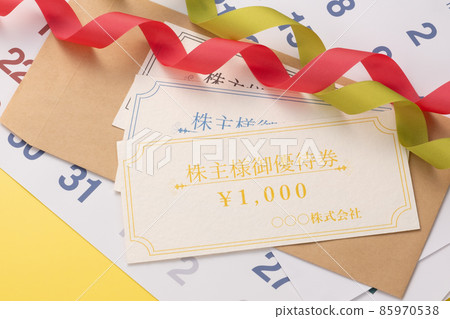 股東利益票圖片照片 85970538