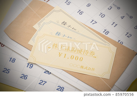 股東利益票圖片照片 85970556