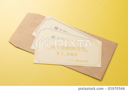 股東利益票圖片照片 85970566