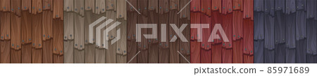 Wooden roof texture for game, cartoon wood tiles Wooden roof texture for game, cartoon wood tiles 85971689