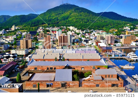 Kanamori Red Brick Warehouse and Hakodateyama Kanamori Red Brick Warehouse and Hakodateyama 85973115