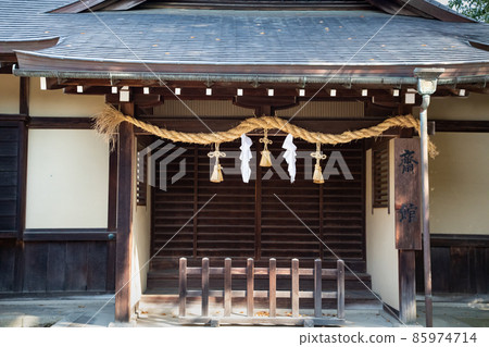 是天皇陛下供款的早穀神社的秋景。是祭祀七五山的季節。初日一 是天皇陛下供款的早穀神社的秋景。是祭祀七五山的季節。初日一 85974714