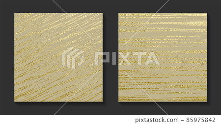 Golden luxury backgrounds set. Vintage vector illustration. Golden luxury backgrounds set. Vintage vector illustration. 85975842